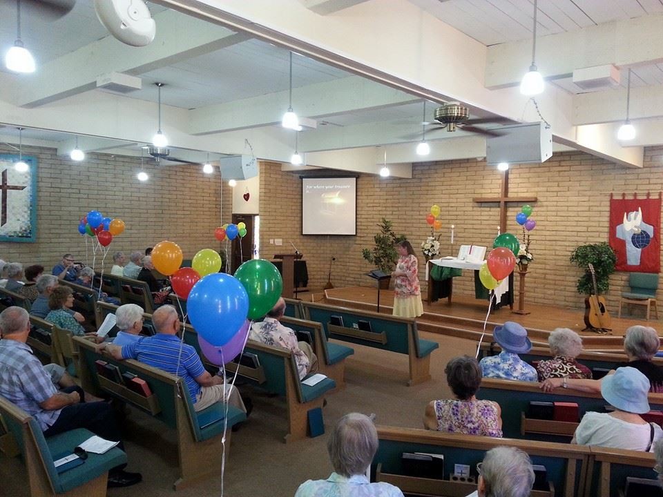 Worship Balloons Worship Service
